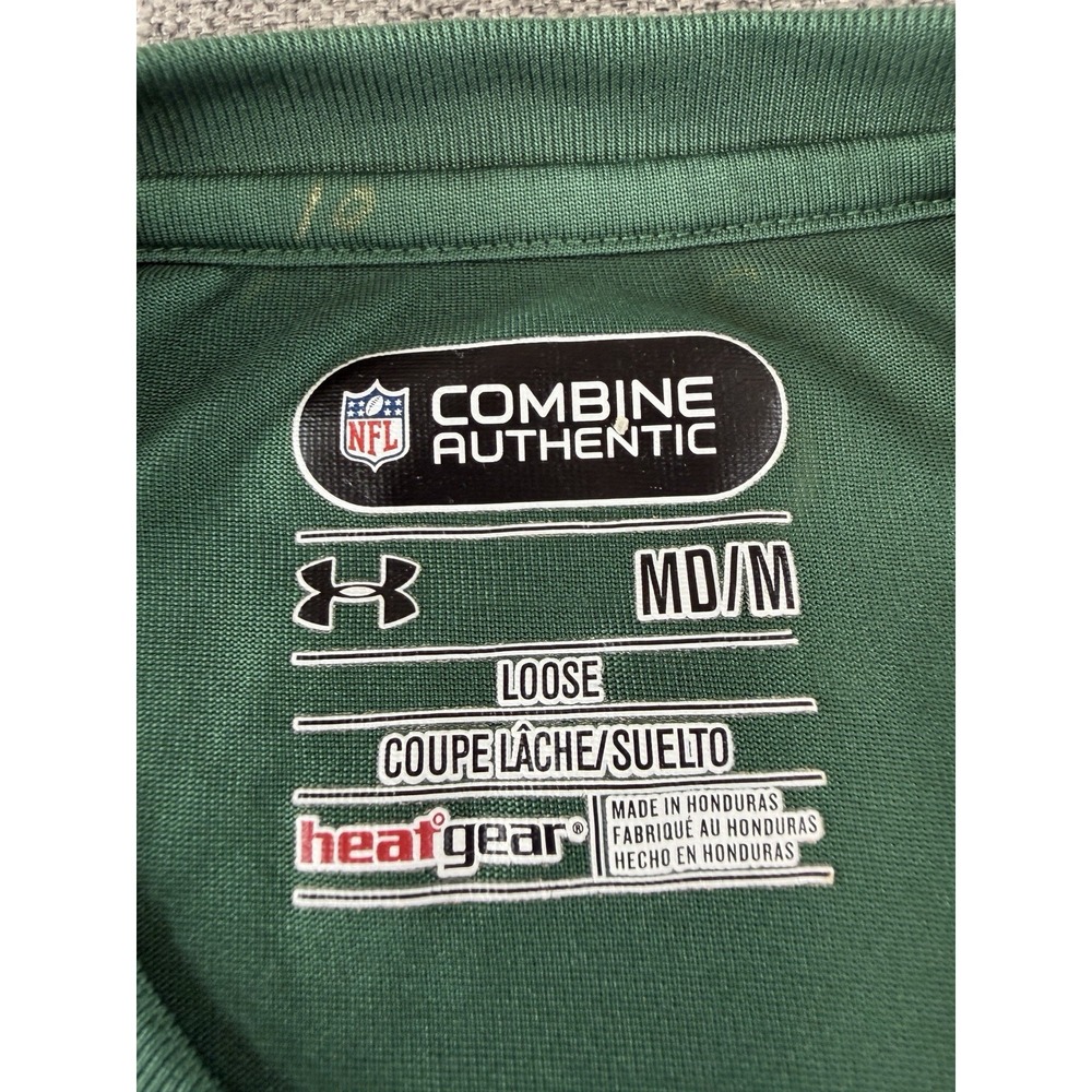 Under Armour HeatGear NY Jets NFL Combine Authentic Shirt Men's Medium Green - Picture 3 of 7